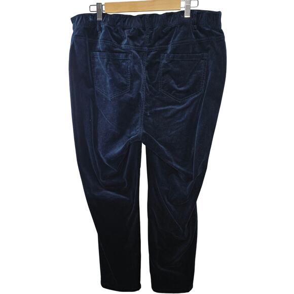 J. Jill Corduroy Navy Blue Pants Size 16 - Picture 6 of 6
